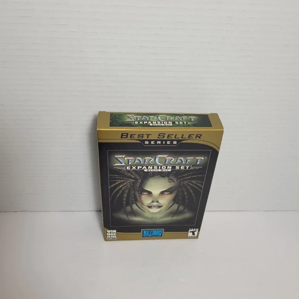 Star Craft Expansion Set Brood War Win Mac PC Cd-Rom Big Box New Sealed